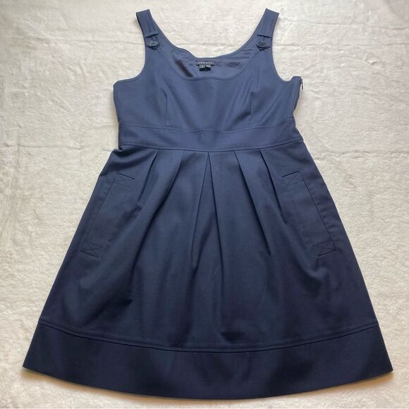 Theory Dark Blue Angeline Sleeveless Jumper Dress Size 8 - Picture 1 of 11